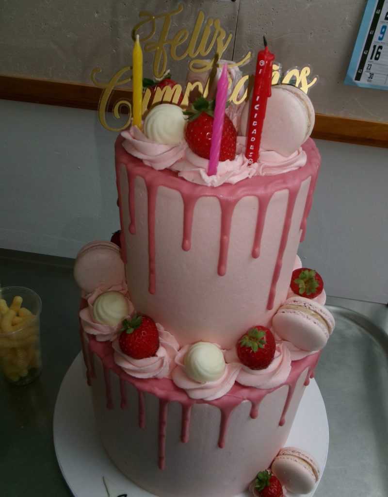 Como en las películas, rica tarta